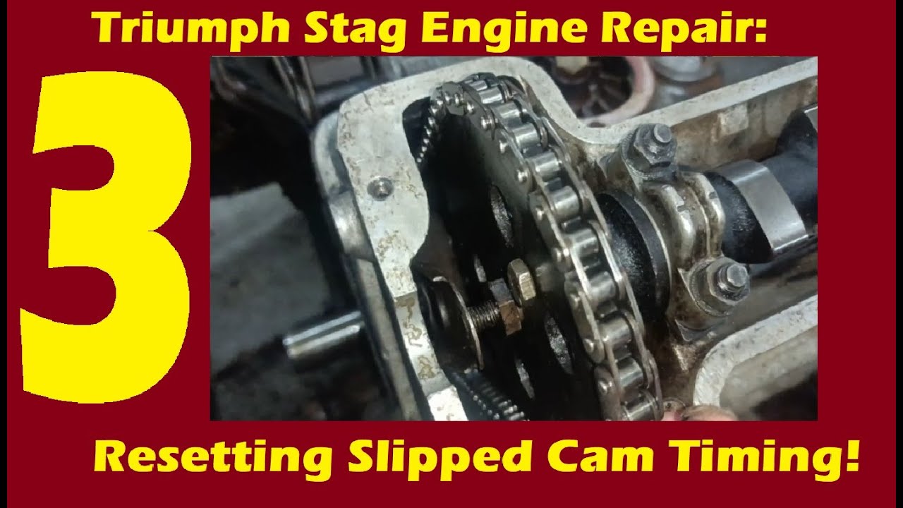 Stag Engine Repair Pt3: Timing chains and cams reset from scratch. Head and valve cleanup starts.