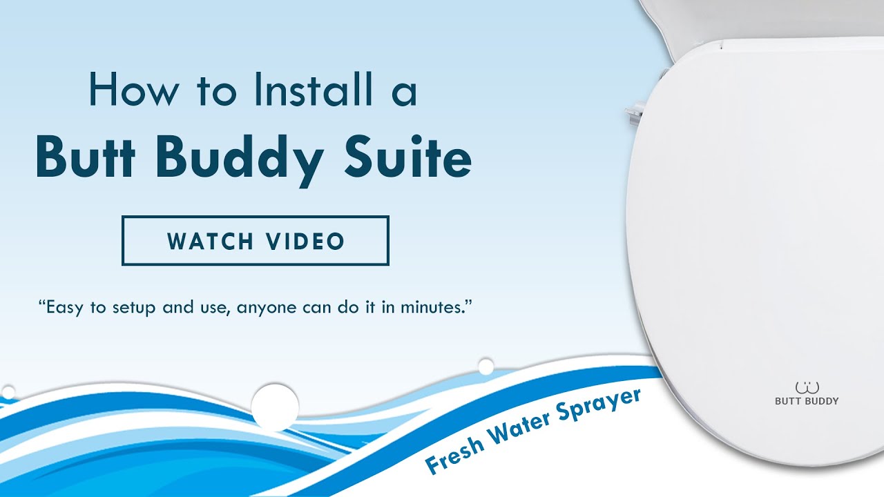 In My Bathroom Butt Buddy Suite Bidet - How To Install A Butt Buddy Suite Walkthrough