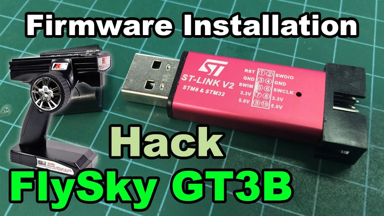 FlySky GT3B (GT3C / GTX3) Firmware Flash Install Hack - Cheap USB Programmer