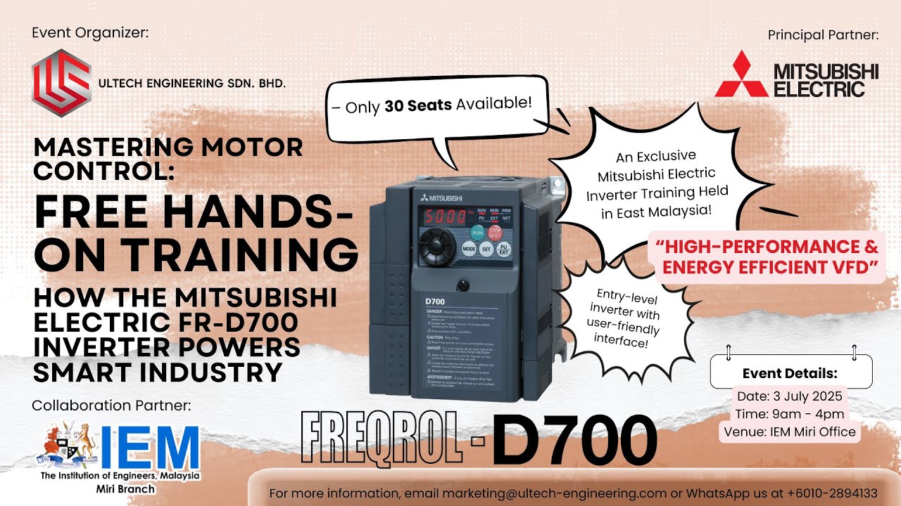 Mastering Motor Control: How the Mitsubishi Electric FR-D700 Inverter Powers Smarter Industry