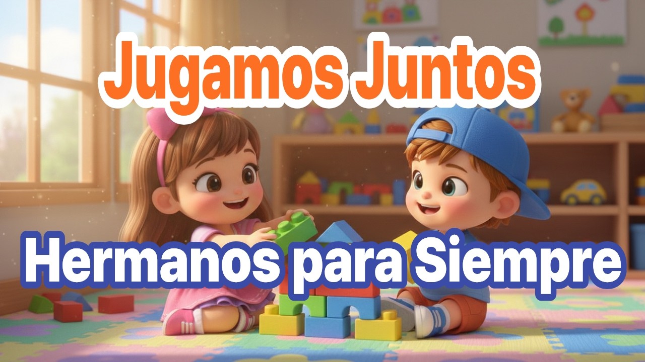 Jugamos Juntos, Hermanos 👫 | Canción Infantil sobre Hermanos | Compartir y Jugar