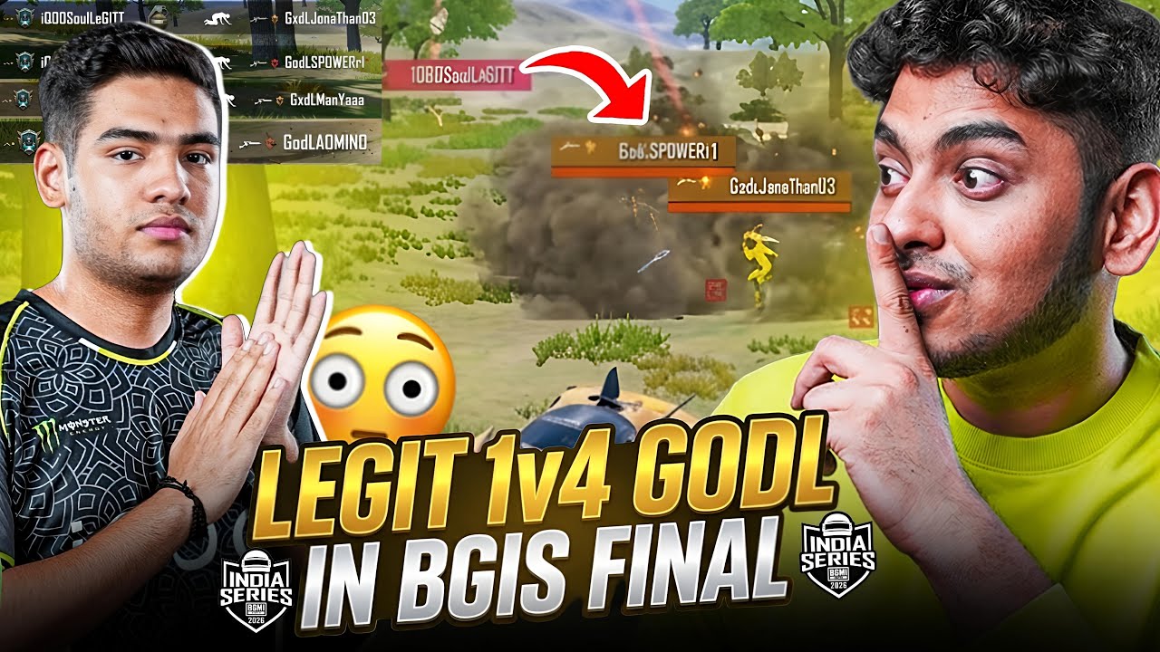 Aman Reaction on Legit 1v4 Godlike | SouL vs GodLike Rondo Map