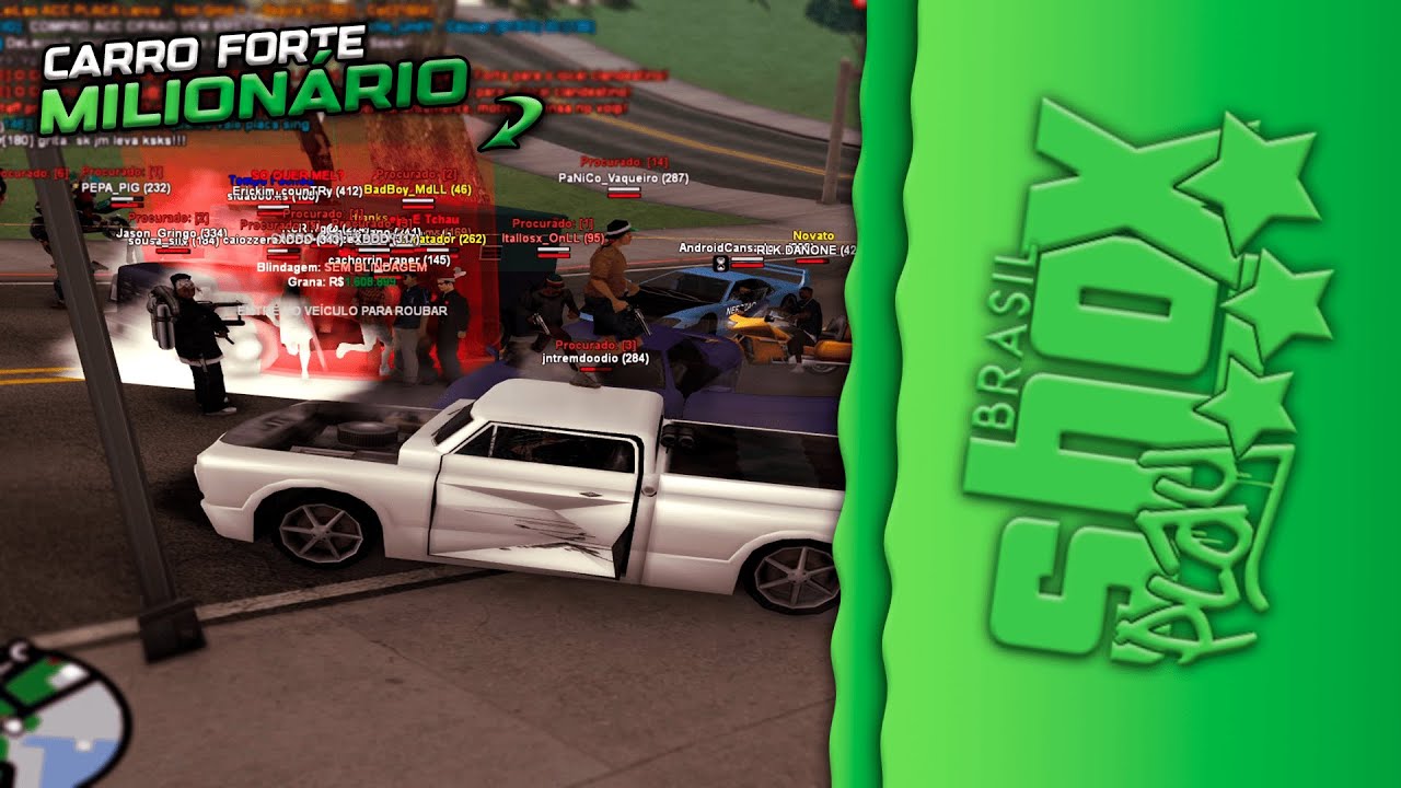 BANDO DE MULA TENTANDO ROUBAR O CARRO FORTE NO BRASIL PLAY SHOX SV1 [PC/MOBILE] PT2