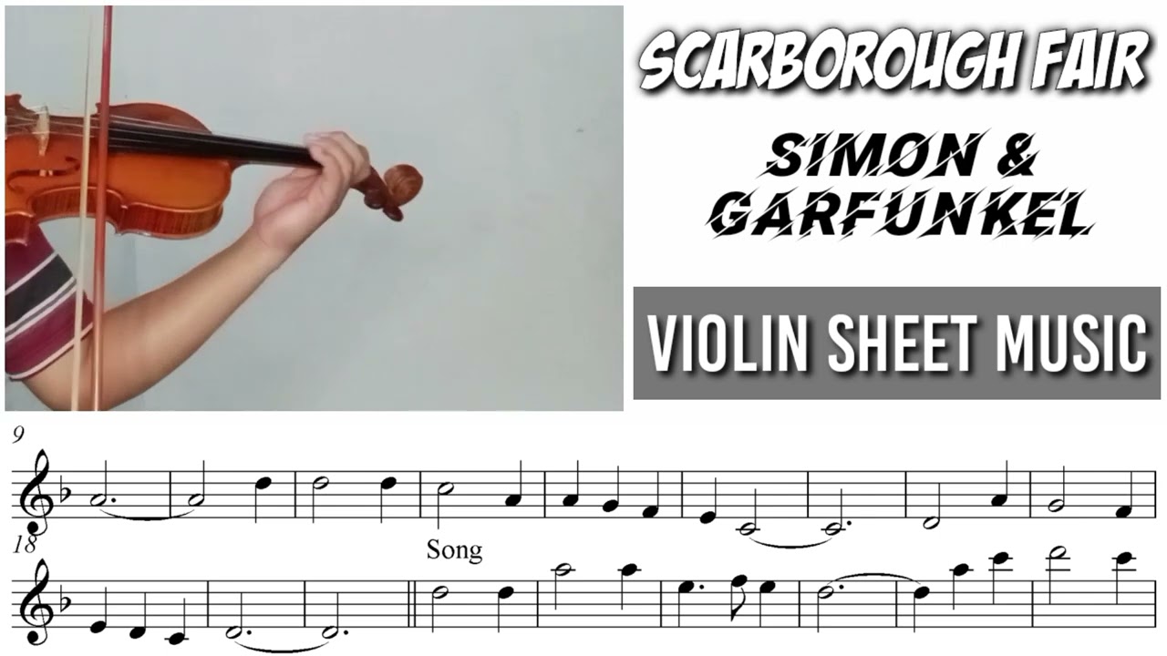 Scarborough Fair - Simon & Garfunkel || Violin Sheet Music