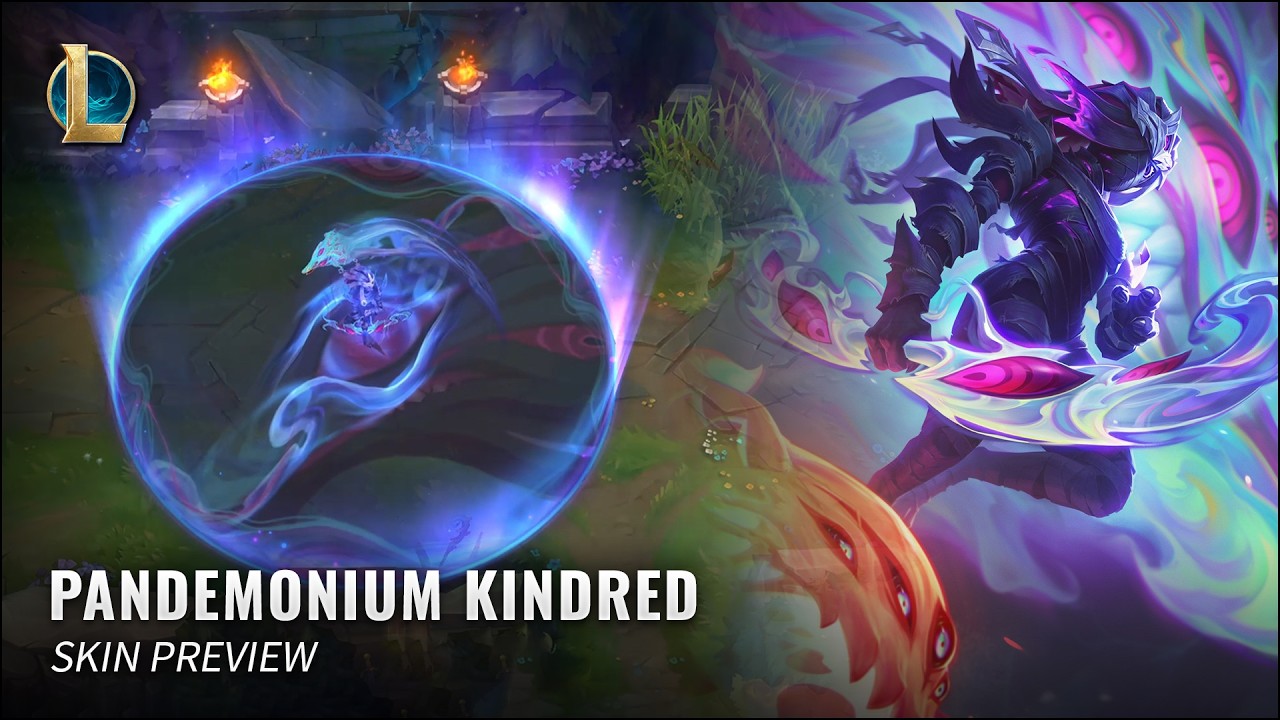 Pandemonium Kindred &ndash; Skin Preview || League of Legends: PBE