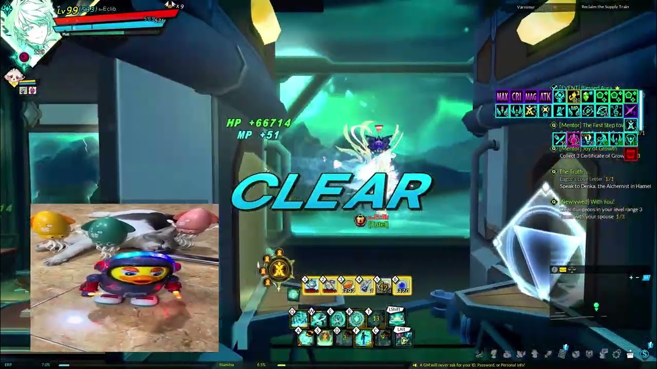 [Elsword INT/엘소드] Bluhen Reclaim The Supply Train (Secret Dungeon)