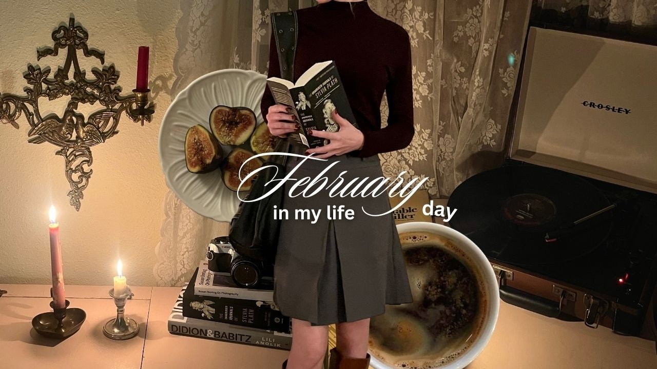 hello february 💌 book shopping, haircut, making soup & cozy outfits