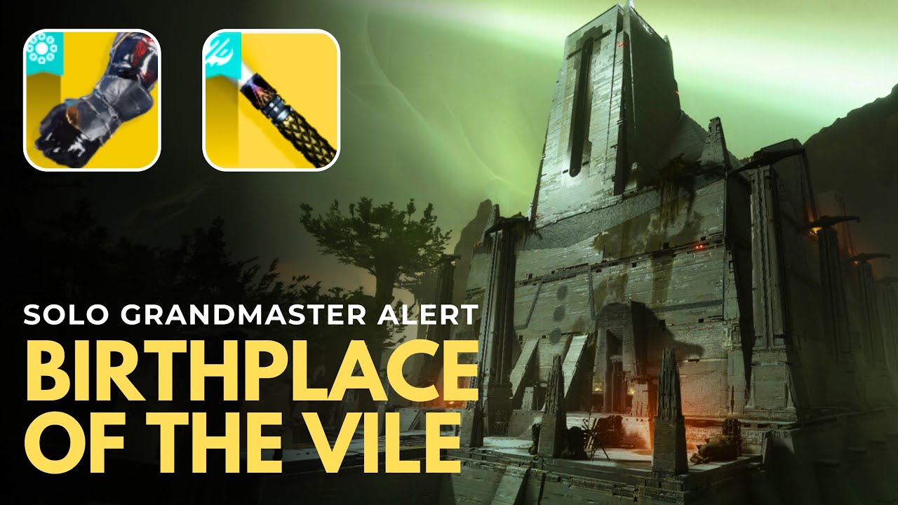 Solo GM Alert Birthplace of the Vile | Praxis Blade & Getaway Artist Build [Destiny 2 Renegades]