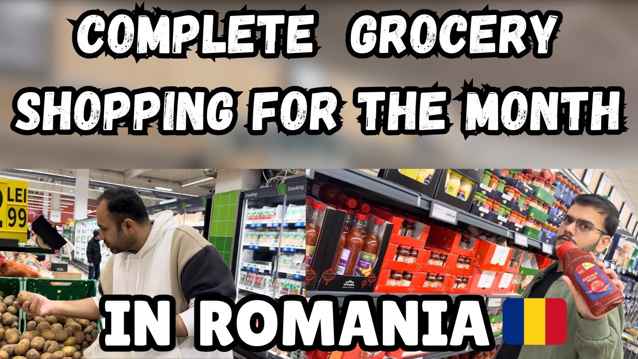 How We Shop for a Whole Month in Romania 🇷🇴