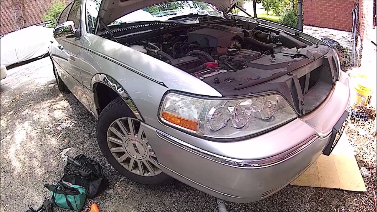 How to change engine oil Lincoln Town Car