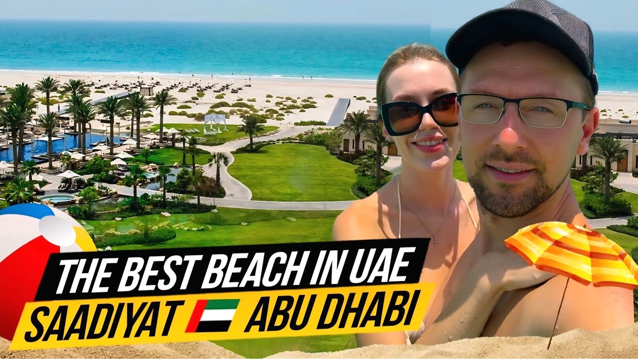 This is THE BEST BEACH in the UAE 🇦🇪 Soul Beach on Saadiyat Island 🇦🇪 Abu Dhabi