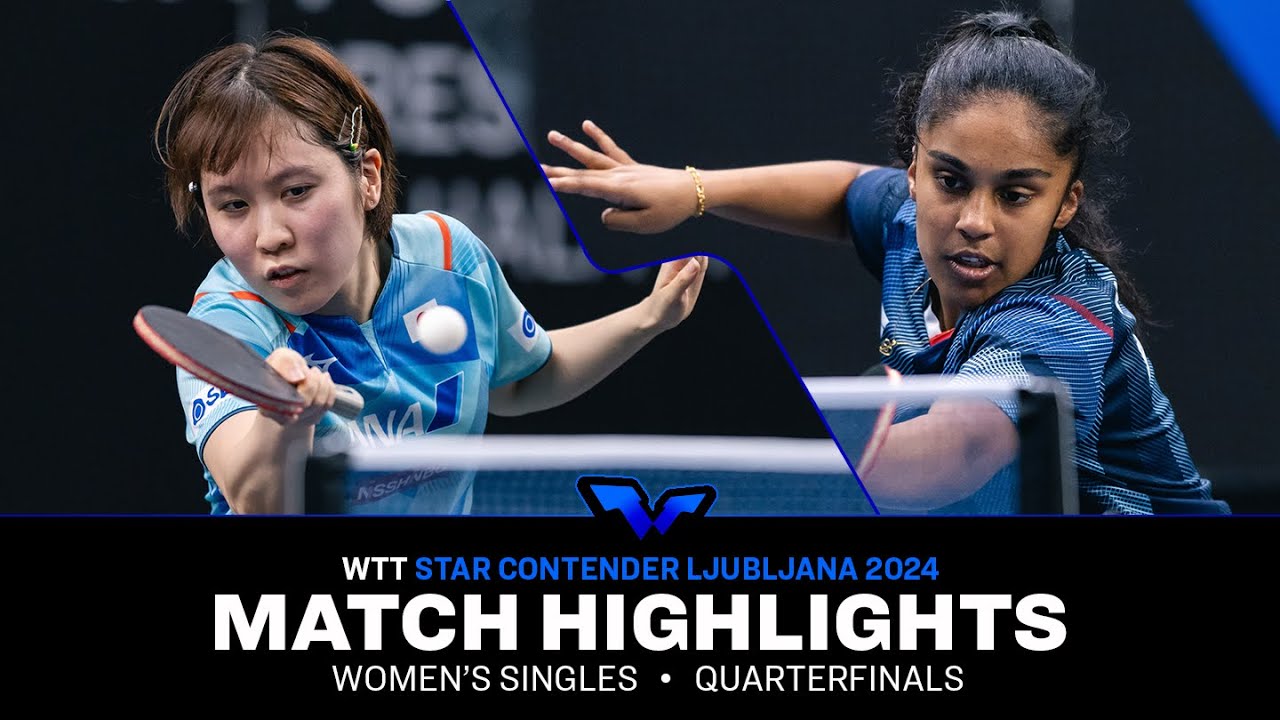Miu Hirano vs Prithika Pavade | WS QF | WTT Star Contender Ljubljana 2024