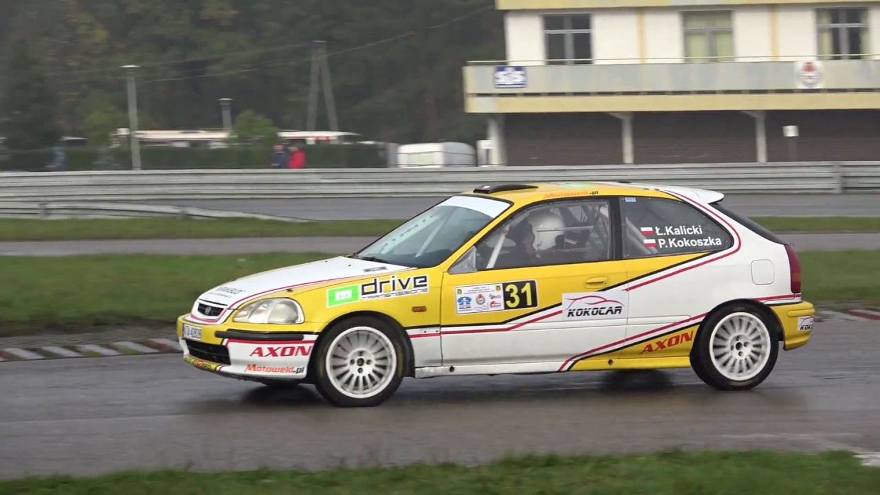 Łukasz Kalicki - Honda Civic - SuperOES 10 Runda Tor Kielce 21-10-2017
