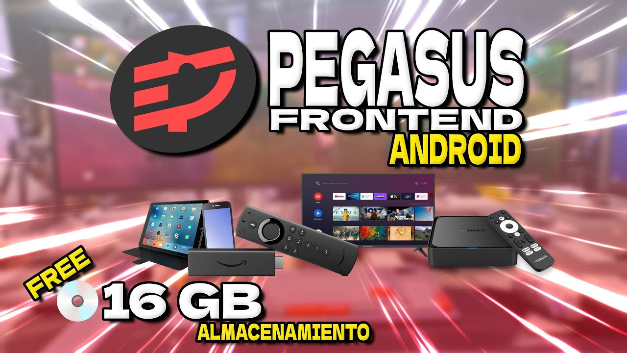 FRONTEND PEGASUS ANDROID ( COMPÁTIBLE FIRE STICK, TVBOX,TABLET, MOVIL & MAS) REGALO 16GB .IMG
