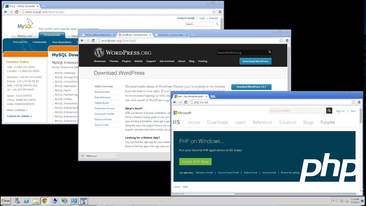 WordPress - How to Manually Install on IIS Windows Server