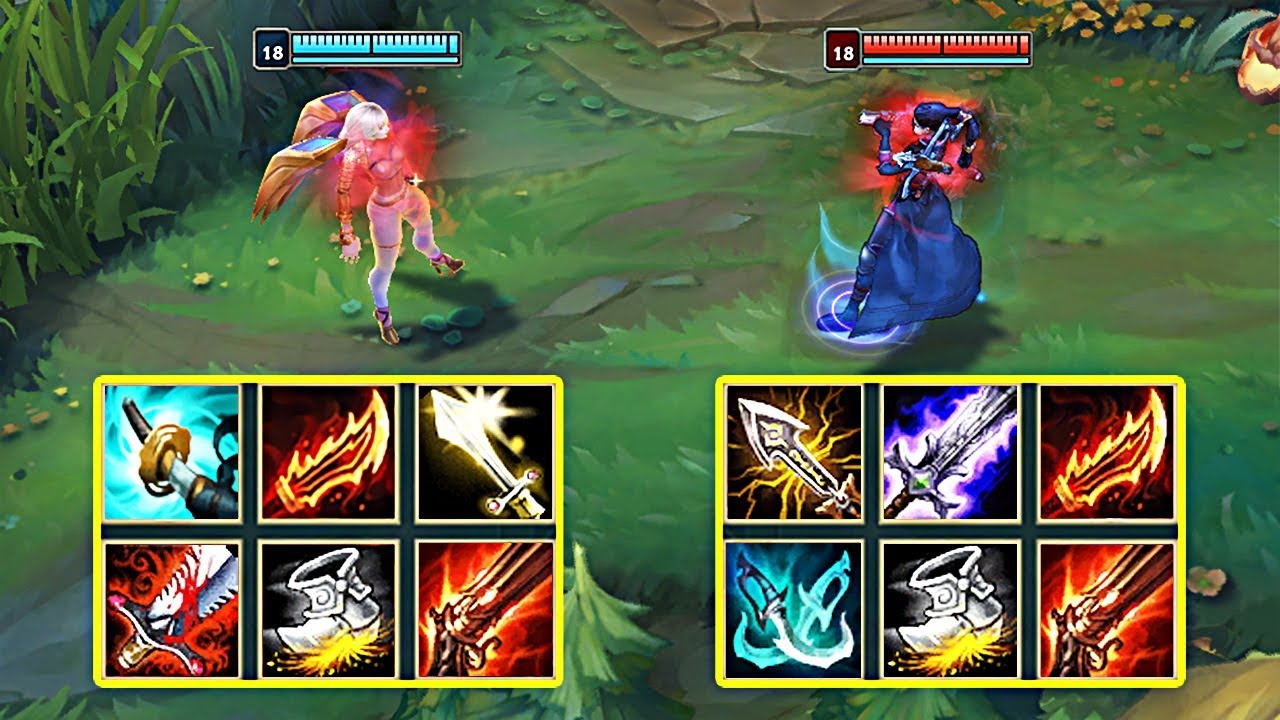 KAI'SA vs VAYNE FULL BUILD FIGHTS!