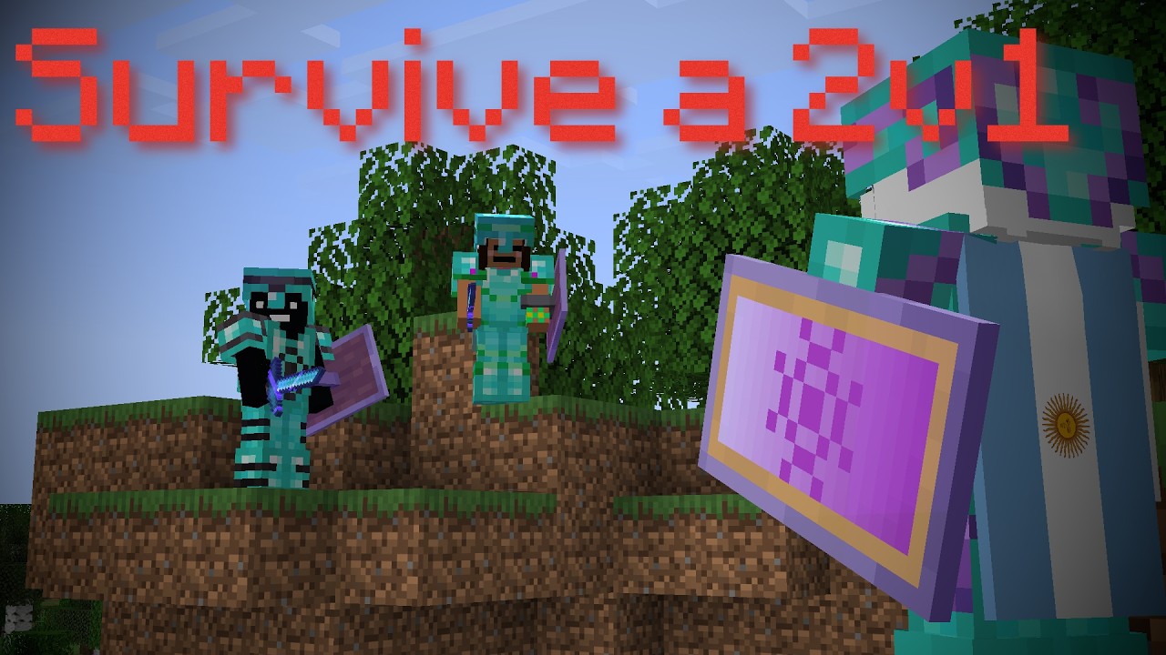 How to survive an outnumbered fight (in minecraft)