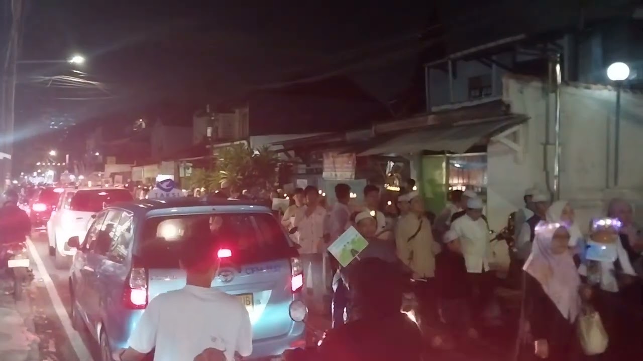 Pawai obor menyambut Ramadhan tiba pengadegan timur pancoran jaksel