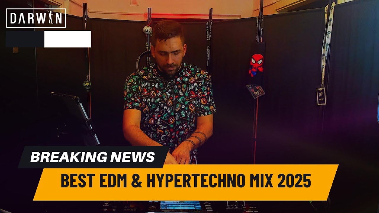 🔥 BEST EDM & HYPERTECHNO MIX 2025 by Darwin — Crazy Remixes for Driving, Gym & Party! 🚀
