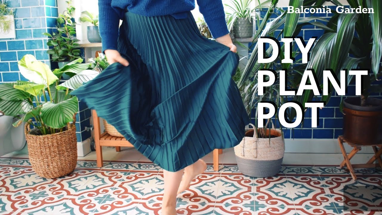 DIY Plant Pots | Turn Any Basket Into A Waterproof Pot With Things Around The Home | Balconia Garden