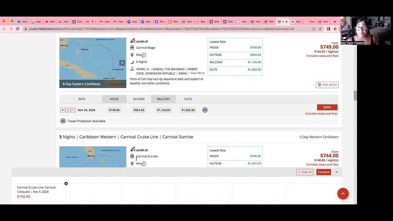 How to book a cruise using inteletravel back office