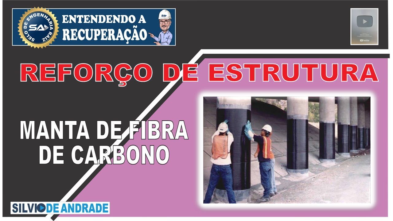 REFORÇO ESTRUTURAL COM MANTA DE FIBRA CARBONO - 28/06//2024
