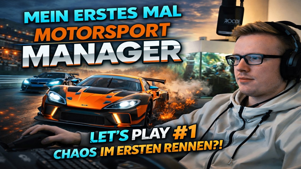 Mein erstes mal Motorsport Manager! Und gleich Chaos? Let´s Play #1