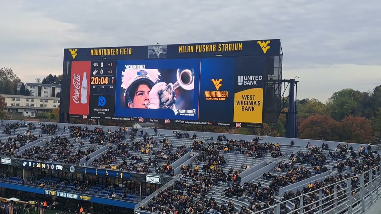 WVU Marching Band 2025 COAL RUSH (Pre-Game) October 25, 2025