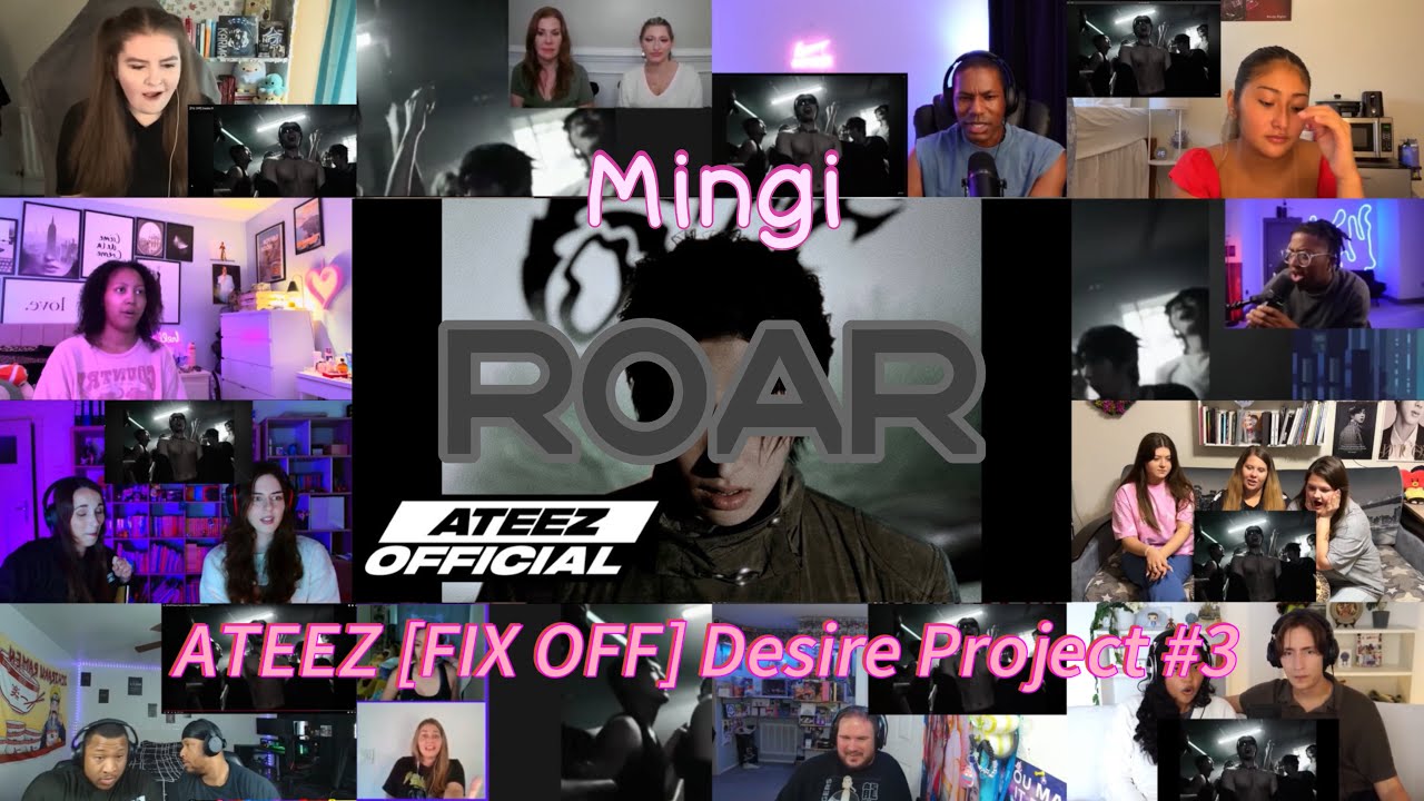 ATEEZ (에이티즈) MINGI - 'ROAR' | [FIX OFF] Desire Project #3 | REACTION MASHUP 