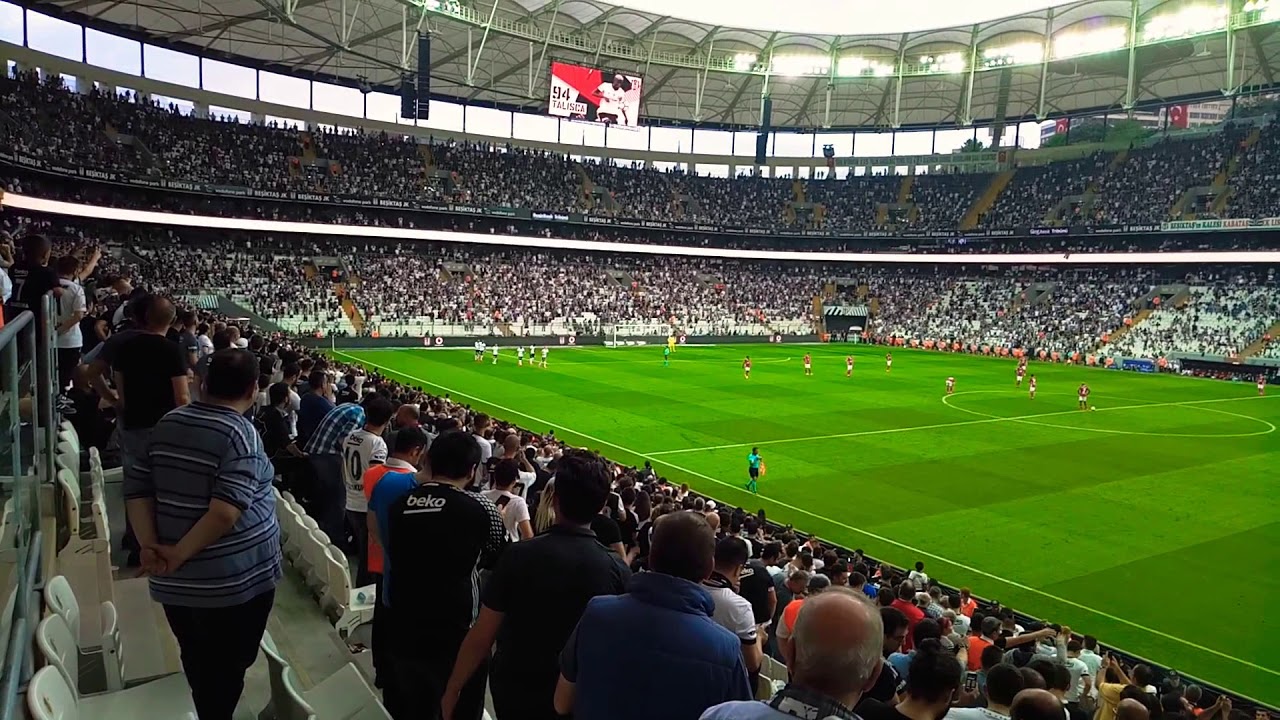 Besiktas vs Sivasspor. Taliska scores. 19-05-2018. Vodafone arena.