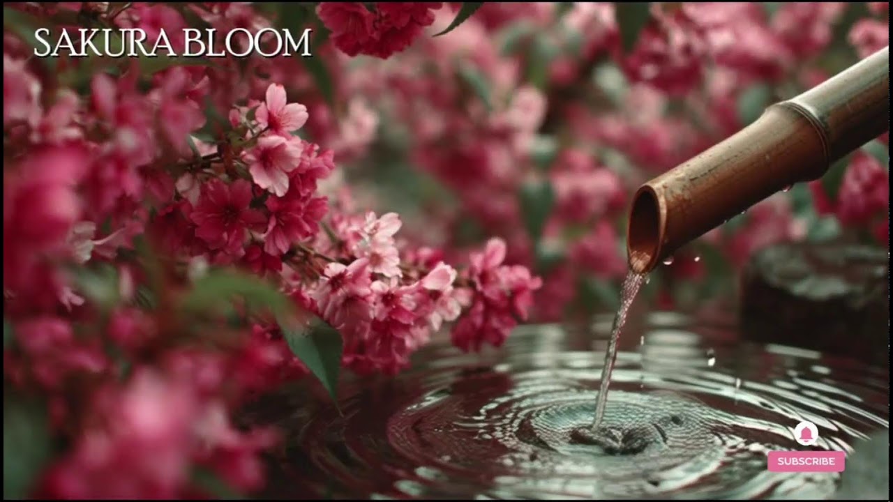 🔴 桜の調べ – 日本庭園の水音と風鈴の癒し | 心を落ち着ける音楽👉 Zen garden + wind chimes vibes.