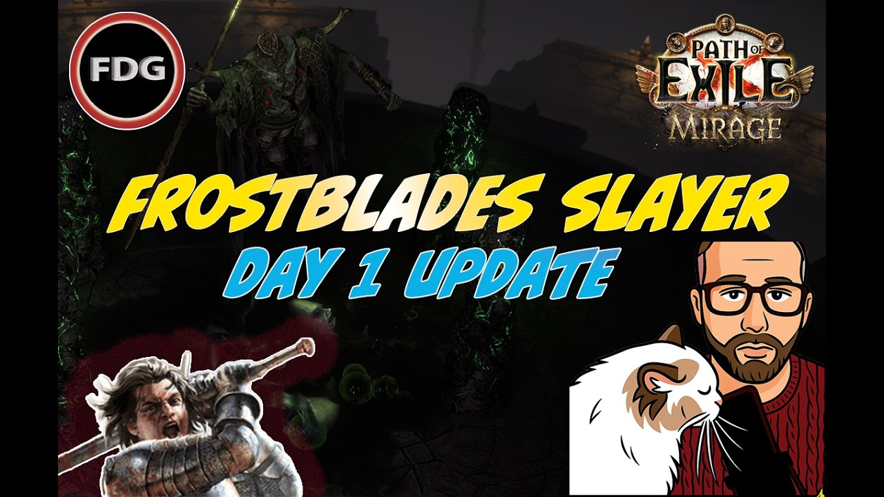 Как всегда, всё работает безупречно. Обновление первого дня для Frost Blades Slayer в POE 3.28.