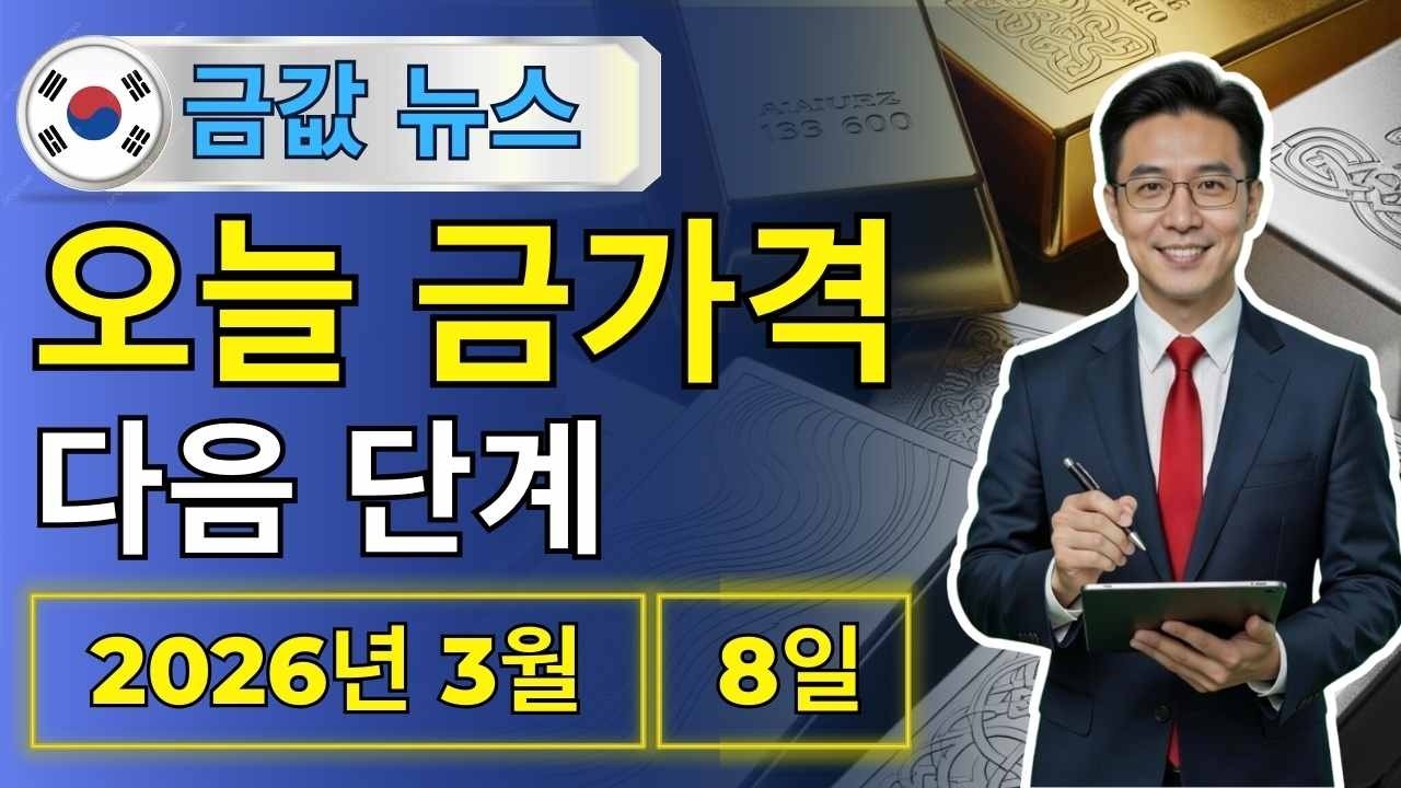 🔥 2026년 3월 8일 🇰🇷 오늘 한국 금가격: 다음 방향 예측