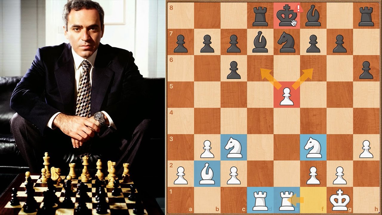 🔥 Kasparov cobra VENGANZA en Ajedrez y arrasa a la Defensa BERLINESA de Kramnik