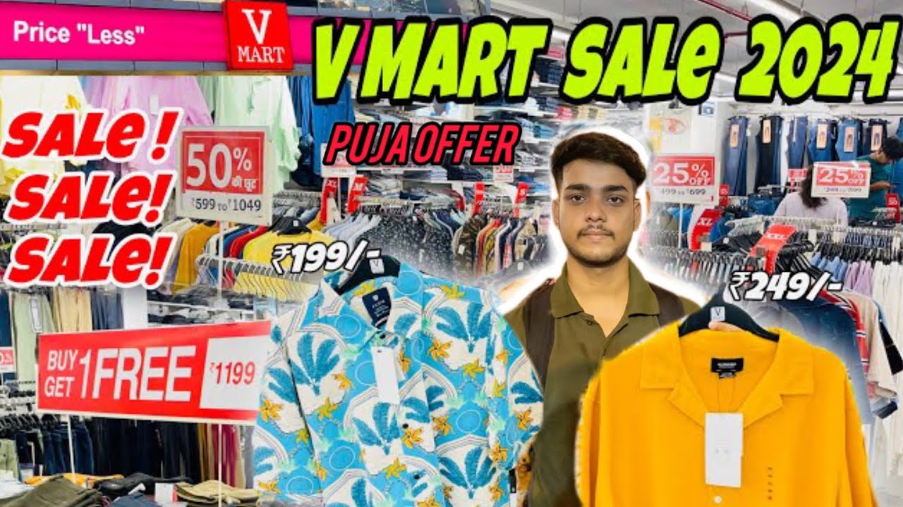 V Mart Sale 2024 | starting at ₹99/-DURGA PUJA COLLECTION |AFFORDABLE SHOPPING MENS WOMENS | KOLKATA