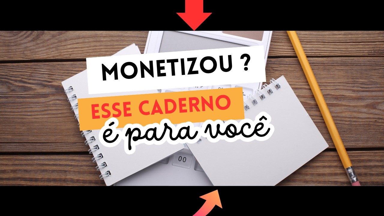 Monetizou? Esqueça as Planilhas! 📖 Caderno de Finanças na Prática