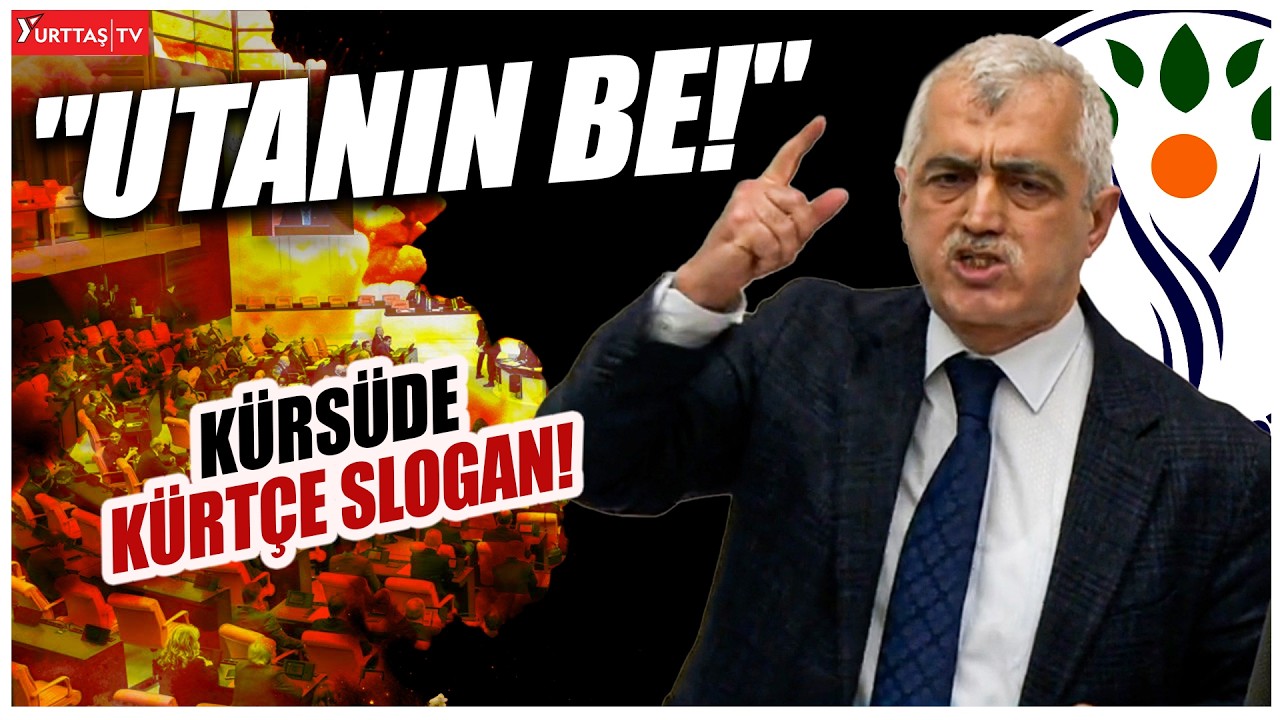 DEM Partili Ömer Faruk Gergerlioğlu Meclis'te bağıra bağıra iktidara yüklendi! 