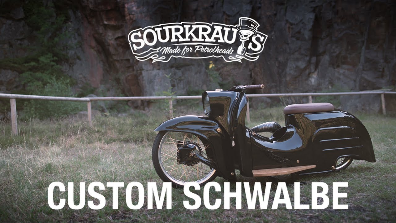 Krasser Schwalbe KR51/2 Umbau! Sourkrauts meets Creekman Customs ( engl. Subtitles )