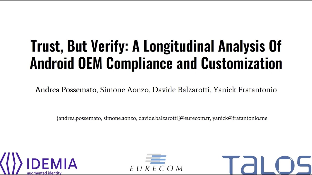 Trust, But Verify: A Longitudinal Analysis Of Android OEM Compliance and Customization