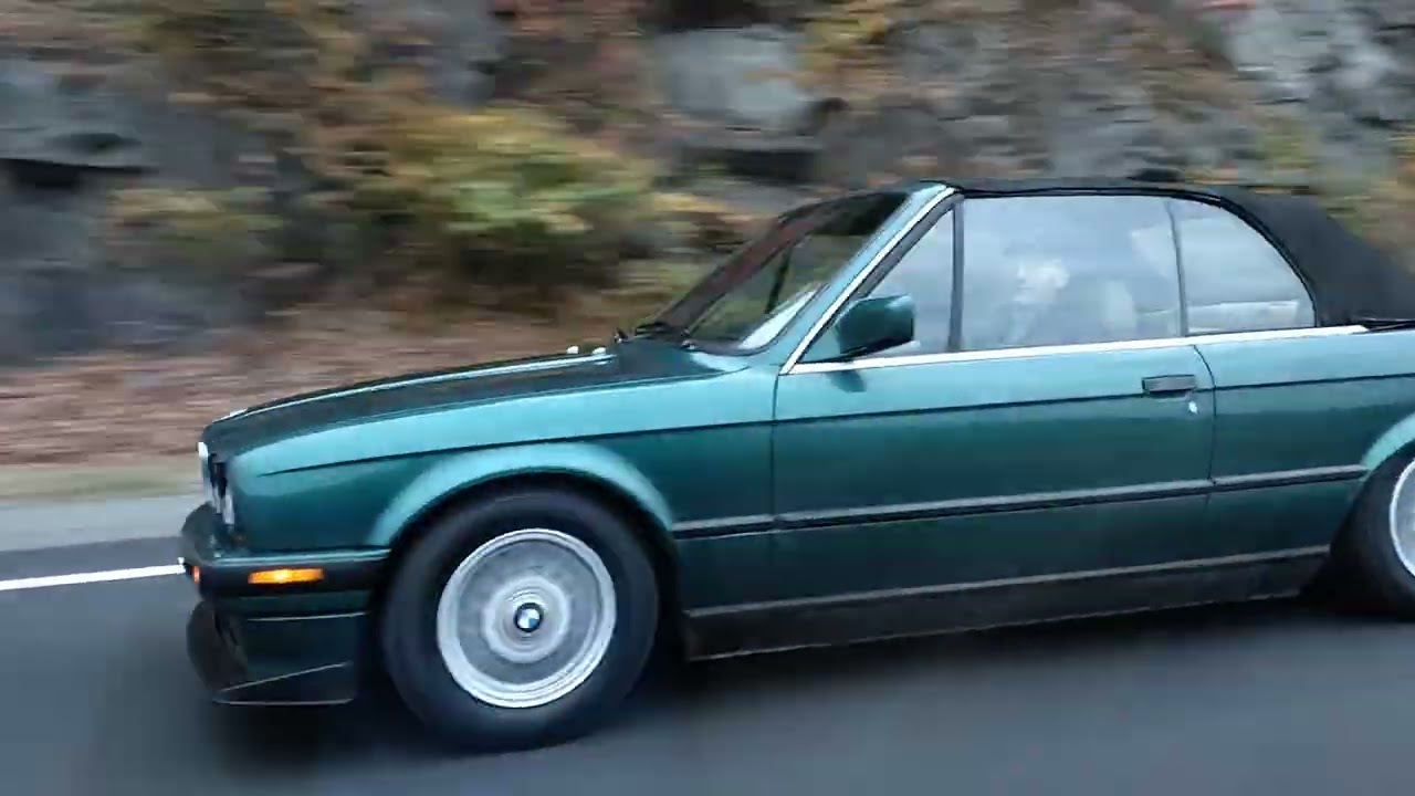 1992 BMW 325i Cabriolet Laguna Green Metallic E30