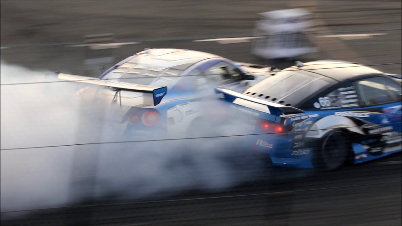 TOYO TIRES 対決 R35 vs  180SX【2017 D1 TOKYO DRIFT Ex.】