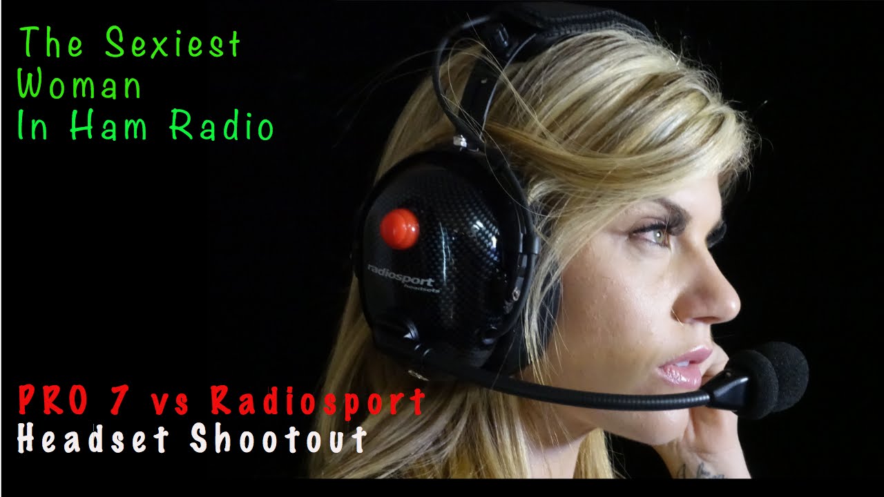 K6UDA Radio - The most beautiful girl in ham radio, Heil Pro 7 vs RadioSport RS60CF