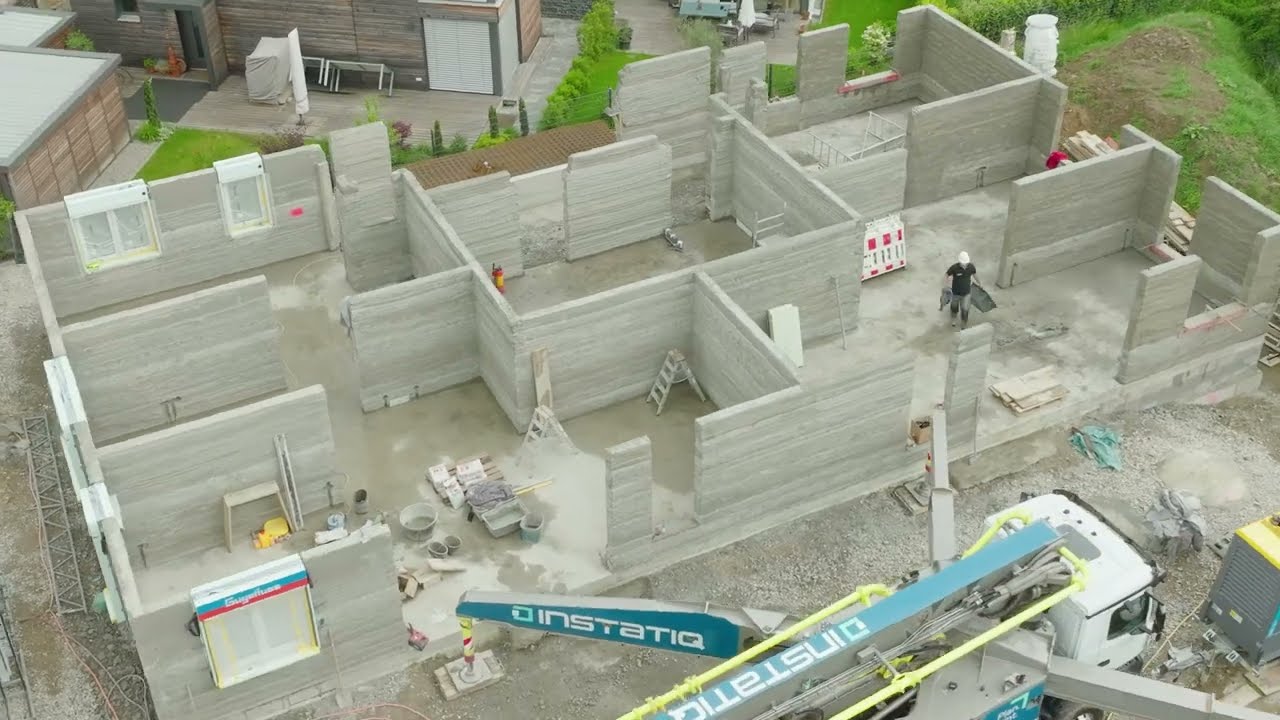 🇩🇪 3D-Betondruck – INSTATIQ | In nur 10 Wochen zum fertigen Mehrfamilienhaus in Bayern, Illertissen