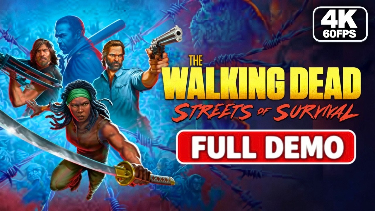 The Walking Dead: Streets of Survival - Full Demo Gameplay Walkthrough | 4K | No Commentary