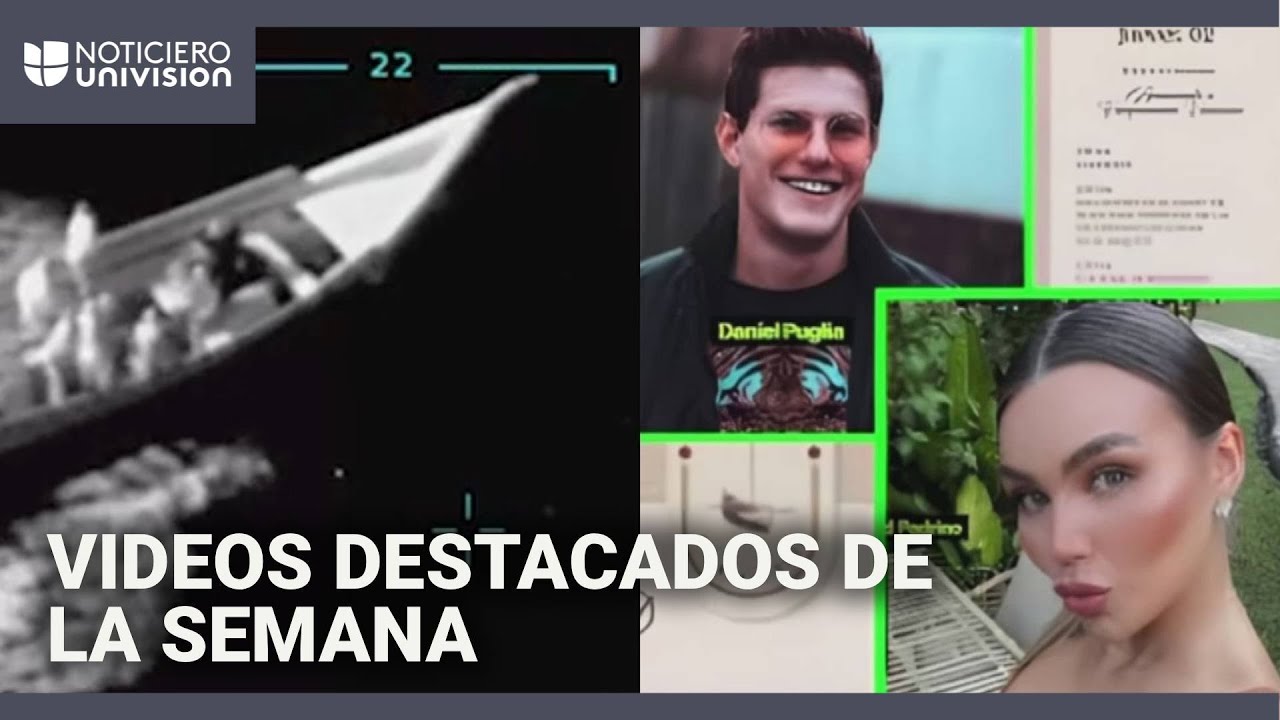 Ataque de EEUU a lancha venezolana y la boda de la hija de Padrino: videos destacados de la semana