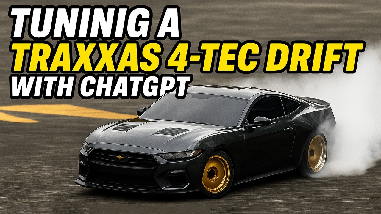 Tuning A Traxxas 4Tec Drift With CHAT GPT!