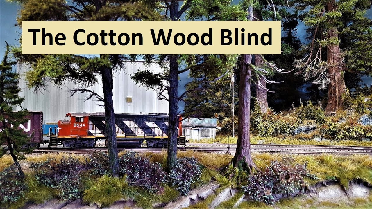 The Cotton Wood Blind | Model Railroad View Blocks | Boomer Diorama ~ Vlog # 163
