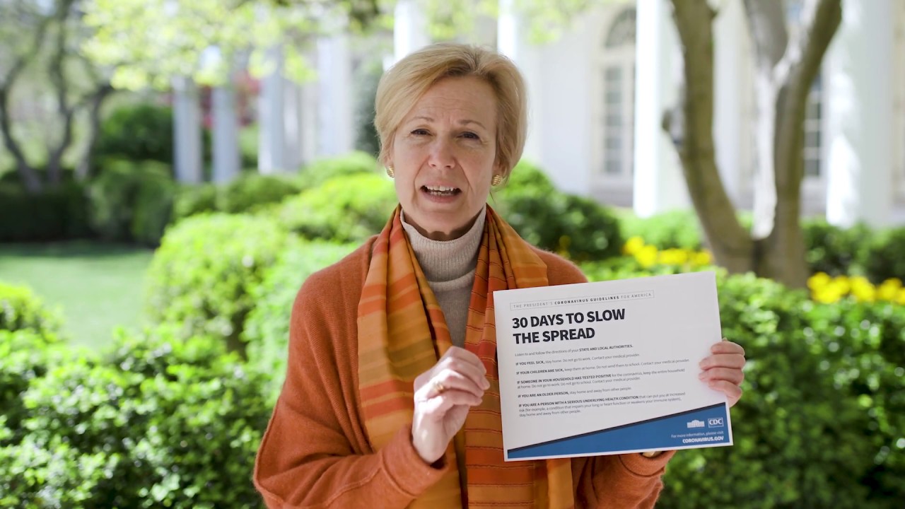 Dr. Birx: Stay 6 Feet Away