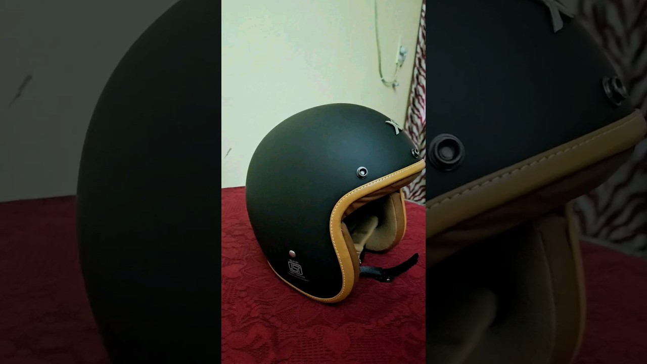 Axor Retro Jet Leather Helmet 