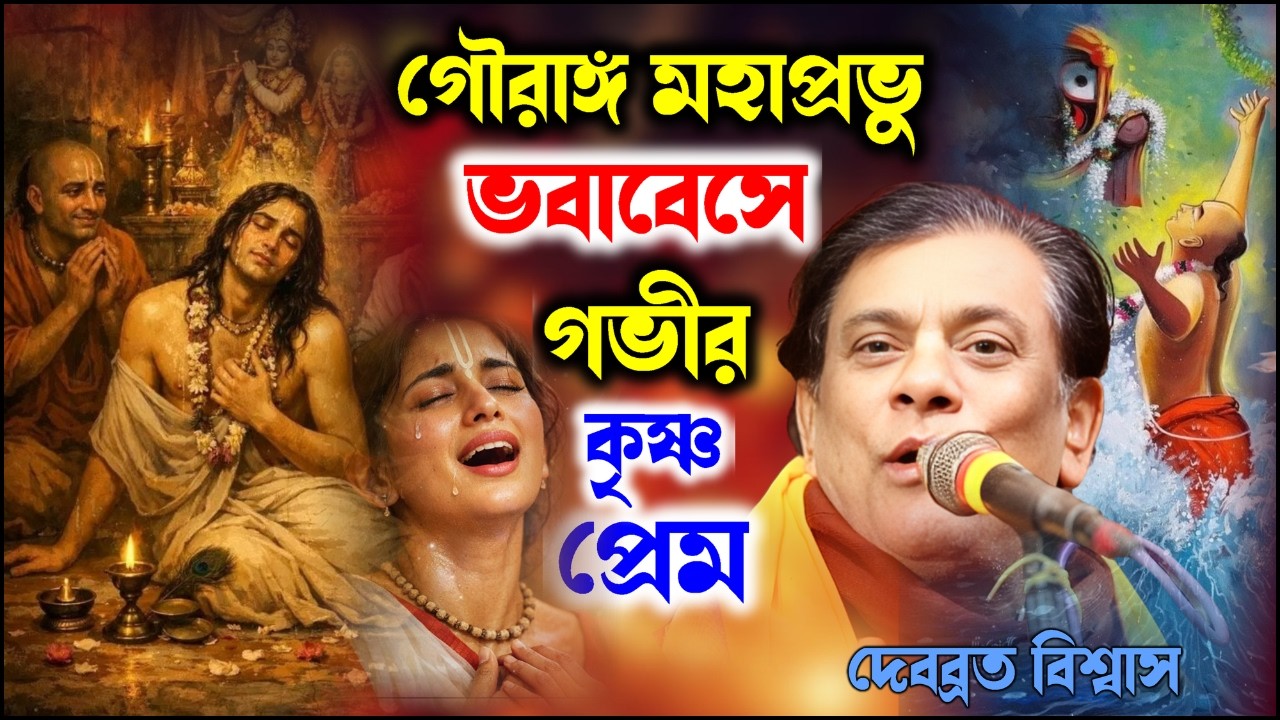 গৌরাঙ্গ মহাপ্রভু ভবাবেসে গভীর প্রেম গভীর কৃষ্ণ প্রেম | দেবব্রত বিশ্বাস NEW KIRTAN